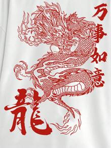 Manfinity EMRG Woven Shirt, Simple Fashionable Design Suitable For Summer - Red and White - View 5