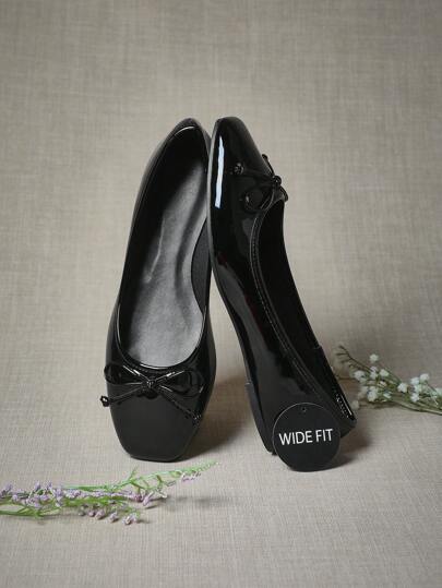 SHUZIA 女士宽版圆头简约一脚蹬芭蕾平底鞋——舒适、百搭且经典的必备单品