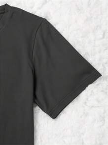 SHEIN LUNE 我的播放列表更能理解我音乐节女士加大码圆领短袖 T 恤