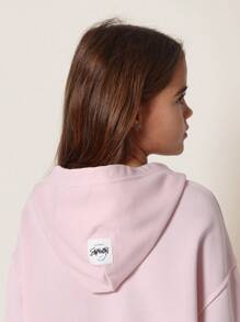 SUMWON Áo nỉ trùm đầu cỡ lớn Đầm ấm áp mặc mùa đông Quà tặng ngày lễ Áo nỉ thường ngày thời trang tuổi teen Áo chui đầu có mũ trùm đầu Thể thao Thể thao Đường phố Thu Xuân Athleisure - Hồng - Xem 5