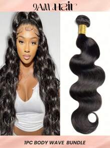 1 件装 Body Wave 天然黑色处女人发束接发 8-30 英寸编织束 适合女性 - Natural Black - 查看 1