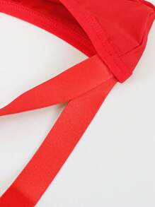 DrisQ 男士性感网眼丁字裤 - 紅色 - 查看 7