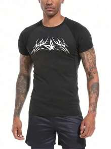 Manfinity Sport Corelite Herren Sport T-Shirt & Tank Top, minimalistisch & modisch, geeignet für Sommer, Konzerte