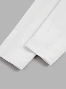 Vionelle Plus Size Slim Fit Blazer In Solid Color, Long Sleeve, Minimalist Style Suitable For Summer Graduation,Back To School,Teacher Outfits For Women Fall Cloth For Women Autumn - White - View 5