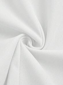 Vionelle Plus Size Slim Fit Blazer In Solid Color, Long Sleeve, Minimalist Style Suitable For Summer Graduation,Back To School,Teacher Outfits For Women Fall Cloth For Women Autumn - White - View 7