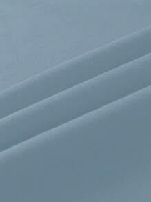 SHEIN LUNE Plus Size Comfortable Plaid Mother's Shirt Gift, Vintage Mom T-Shirt, Mother's Day Gift, Retro Plaid Mom T-Shirt, Ladies T-Shirt - Dusty Blue - View 3