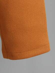 SHEIN 2 件套年轻男孩字母刺绣单排扣拼布工装夹克和裤子套装 - 彩色 - 查看 3