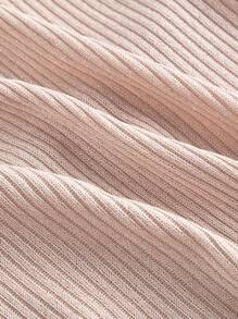 SHEIN MOD 女士金属线露背修身背心，夏季时尚