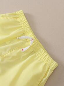 Souflis Souflis 3 件套男婴纯色简约时尚休闲短裤套装，适合夏季 - 彩色 - 查看 7