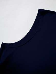 Manfinity Homme Men's Casual Versatile Letter Print Crew Neck Tank Top - Multicolor - View 7