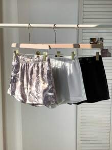 Comfortcana 3pcs/Set Women Casual Loose Sports Shorts - Multicolor - View 2