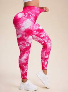 SHEIN Sport Studio Leggings sportivi senza cuciture che snelliscono, disponibili in taglie forti