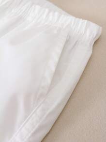 Souflis Souflis 3 件套男婴纯色简约时尚休闲短裤套装，适合夏季 - 彩色 - 查看 3