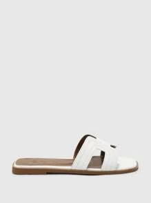 CUCCOO BIZCHIC Women's Comfortable Casual Everyday Flat Sandals, Versatile