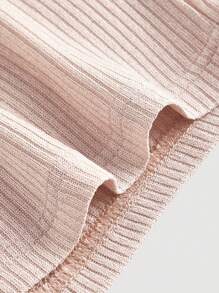 SHEIN MOD 女士金属线露背修身背心，夏季时尚