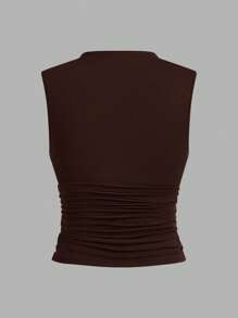 SHEIN Essnce Bộ 3 chiếc/bộ đồ lót nữ mùa hè thường ngày màu trơn nhún bèo - Nhiều màu - Xem 6