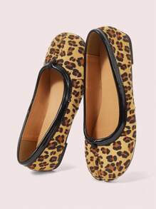 CUCCOO DOLLMOD 女士黑色圆头平底 Tabi 芭蕾舞鞋，复古交叉踝带舞者鞋 - 銅色 - 查看 2