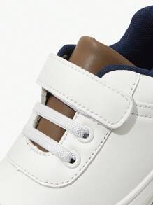 JNSQ 百搭拼色休闲儿童平底运动鞋，适合校园、四季穿着的学生运动鞋 - 彩色 - 查看 4