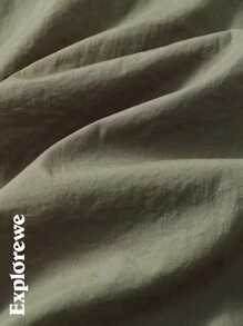 2pcs Girls' Casual Letter Print Hooded Jacket & Mini Skirt Set, Suitable For Spring/Summer Outdoor Activities - Multicolor - View 5