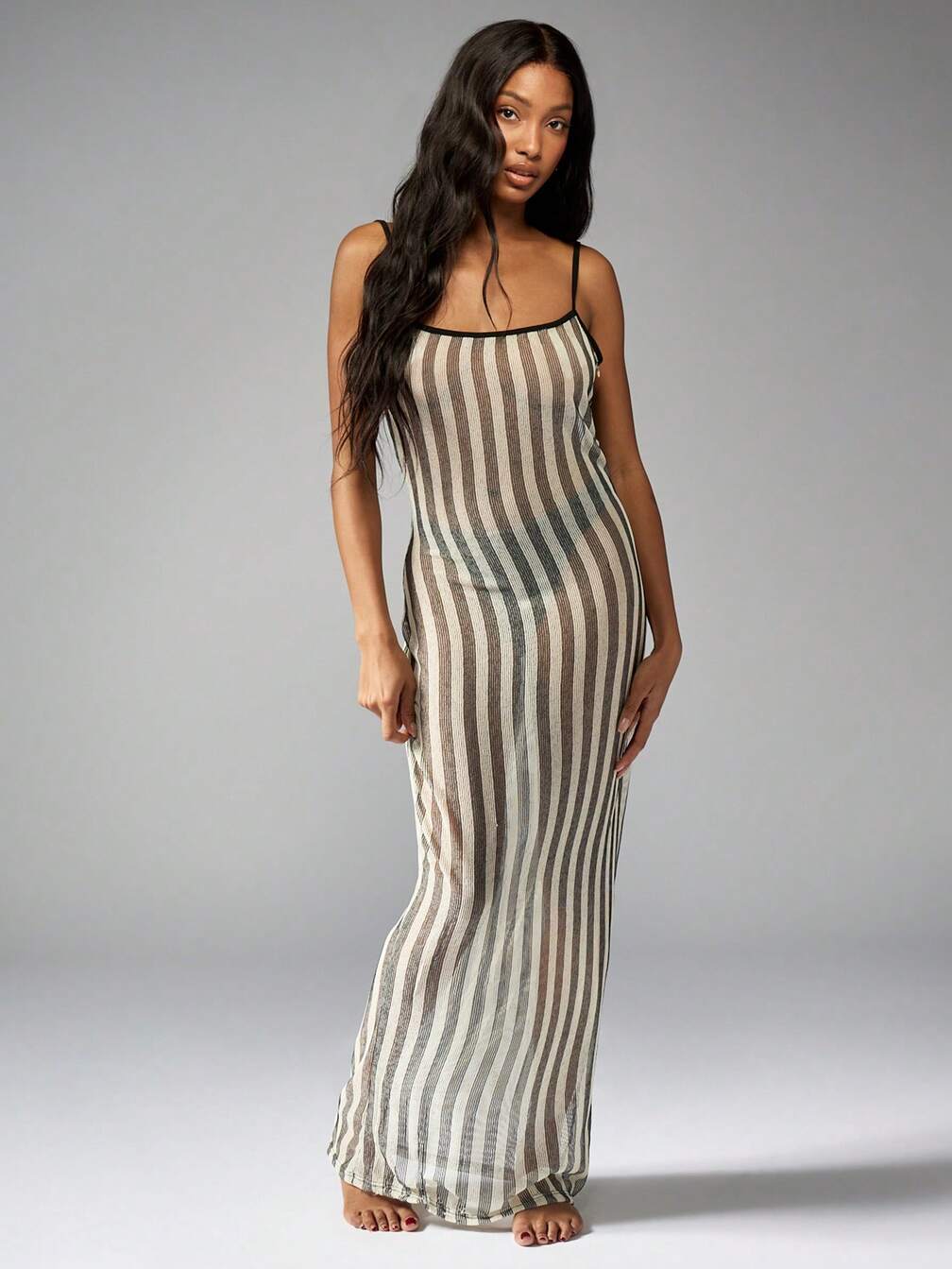 spaghetti strap crochet dress Stunning Backless Crochet Dress with Deep V-Neck and Spaghetti Straps   Canary Houze