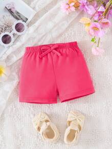 3pcs Baby Girls Floral Print Colorful Shorts Set - Multicolor - View 8