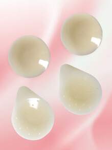 2 Pairs Invisible Breathable Suction Breast Pasties - Multicolor - View 6