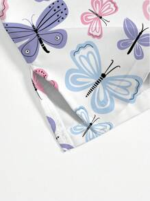PopScrub Cute Cartoon Colored Butterfly Print Scrub Uniform Top  Print V Neck Frosted Scrub Top, Casual Short Sleeve Work Wear, Women Sweetheart V-Neck Ruched Blouse, Women Short Sleeve V-Neck Nurse Uniform Shirt With 2 Pockets, Soft Stretchy Ruched Graphic Tee V-Neck Short Sleeve Blouse For Lady Wear Women's V-Neck Short Sleeve Double Pocket Cute Cartoon Animal Pink Heart Rabbit Print Simple Nurse Uniform Set/Doctor Work Uniform Set/ Examination & Surgery Uniform Set/Solid Color Pet Grooming Work Uniform Set/Nutritionist Work Uniform Short Sleeve Set/Functional Multi-Pocket Lab Work Uniform Top