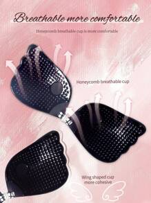 2 Pairs Of Strapless Angel Bras - Multicolor - View 2