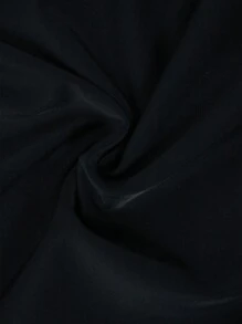 Manfinity VDAYZ Men's Letter Graphic Contrast Long Sleeve Surf Tee - Black - View 7