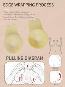 2 Pairs Of Teardrop-Shaped Pasties, Suitable For Everyday Wear - Multicolor - View 8