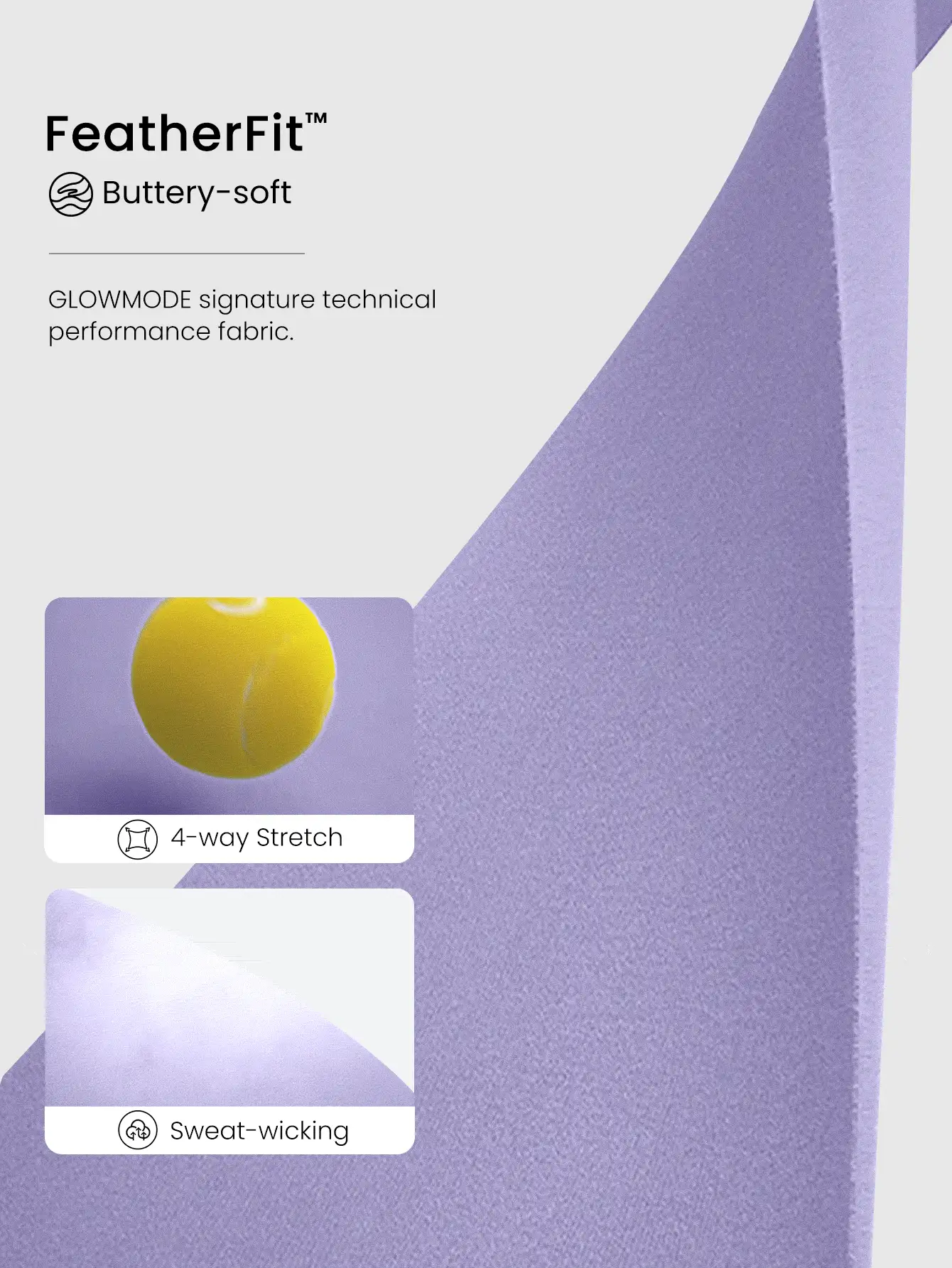 GLOWMODE FeatherFit™ Knot Going Anywhere Twisted Backless Tank Top Light Support Low Impact Yoga Daily - Purple - View 4