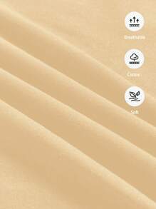 SHEIN Tween Boy Casual Short Sleeve Crew Neck T-Shirt, Suitable For Summer - Khaki - View 4