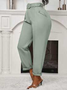 Zolique Women's Casual High Waist Pencil Pants, Autumn Fall Cloth For Women