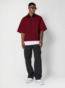 SUMWON Professional Creative Director Statement Shirt Oversized Streetwear Design Studio Fashion Industry Graphic Print Career Casual Relaxed Fit Modern Urban Workwear