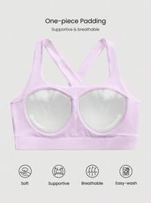 GLOWMODE Vestido activo con pantalones cortos incorporados, bolsillos laterales, agarre antideslizante y escote de tipo pico con tirantes cruzados en la espalda, diseño transpirable y de secado rápido "FeatherFit ™-Air" pensado para ganar, adecuado para tenis, golf, pickleball y uso diario