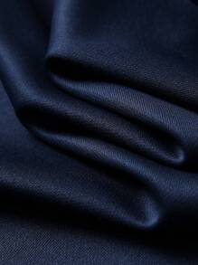 SHEIN 返校服，青少年女孩和男孩户外运动短袖运动衫，儿童圆领撞色四针六线图案字母印花户外运动短袖运动衫