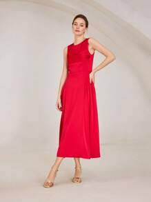 MOTF PREMIUM WOMEN'S SOLID COLOR FASHIONABLE SIMPLE SQUARE TOE ANKLE STRAP HIGH HEEL SANDALS, SPRING SHOES, SPRING BREAK EASTER PROM HEELS