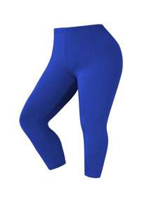 SHEIN Clasi 2pcs Plus Size Summer Casual Solid Color Open Shoulder Camisole Top And Leggings Set - Blue - View 4