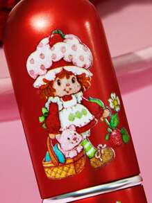 Strawberry Shortcake X SHEIN 1个5毫升/0.2盎司甜美草莓卡通喷雾瓶，底部可灌装液体，可用于盛装香水、护肤水和其他液体产品，瓶身小巧便于携带，是送礼佳品，适合情人节、假期等场合。 - 紅色 - 查看 5