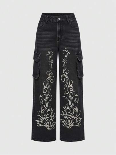 【HI FI FNK】Object Wide Denim HI FI FNK(ハイファイファンク) デニム・ジーパン(メンズ