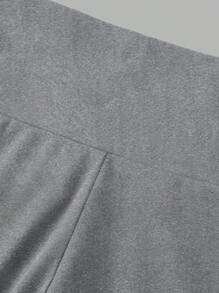 SHEIN SXY 3 条装女士紧身裤，舒适顺滑，适合瑜伽、健身、骑自行车和日常穿着 - 淺灰色 - 查看 7