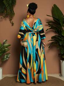 Maweii Plus Size Women Sleeveless Multi Color Floral Print Maxi Long Vacation Sexy Dress