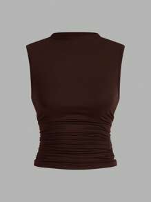 SHEIN Essnce Bộ 3 chiếc/bộ đồ lót nữ mùa hè thường ngày màu trơn nhún bèo - Nhiều màu - Xem 5