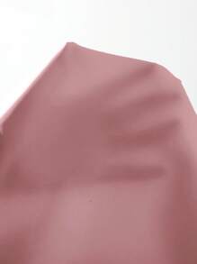 EURMUSE Solid Straight Leg Trousers - Pink - View 4