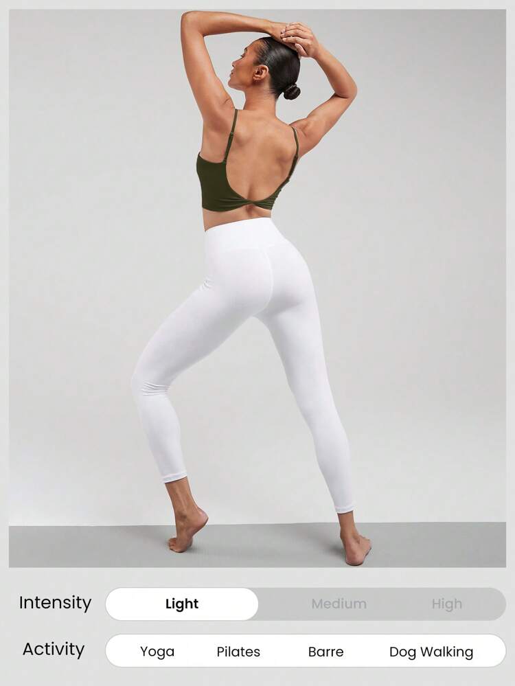 FeatherFit™ Knot Going Anywhere Twisted Backless Tank Top Light Support Low Impact Yoga Pilates Daily