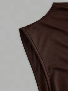 SHEIN Essnce Bộ 3 chiếc/bộ đồ lót nữ mùa hè thường ngày màu trơn nhún bèo - Nhiều màu - Xem 9