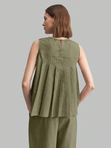 Ontre Women's Fashion Solid Color Sleeveless Tank Top
