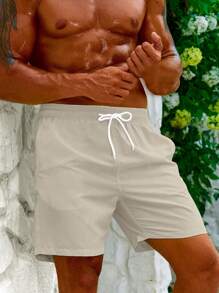 Surfspeed 男士休闲抽绳腰沙滩短裤