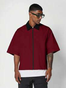 SUMWON Professional Creative Director Statement Shirt Oversized Streetwear Design Studio Fashion Industry Graphic Print Career Casual Relaxed Fit Modern Urban Workwear
