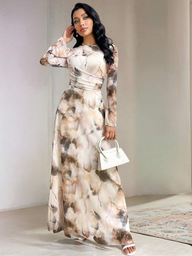 formal long sleeve dress maxi Oh Polly long sleeve bodycon hot fix embellished maxi dress in brown